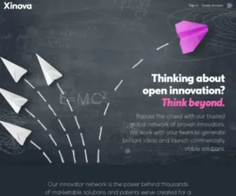 Xinova.com(Your Open Innovation Experts) Screenshot