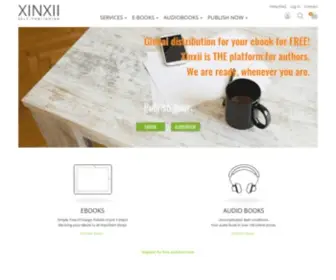 Xinxii.com(Global eBook Selfpublishing and Distribution) Screenshot