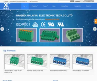 Xinyaelectronic.com(NINGBO XINLAIYA ELECTRONIC TECHNOLOGY CO) Screenshot