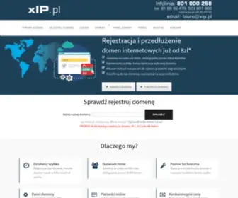 Xip.pl(Domeny w) Screenshot