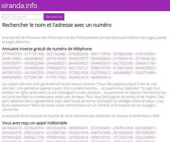 Xiranda.info(Vous) Screenshot