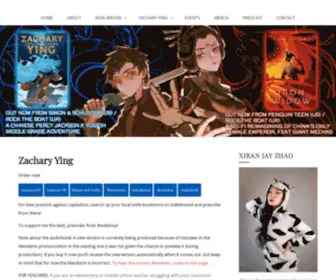 Xiranjayzhao.com(Fantasy Author) Screenshot