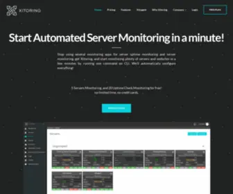 Xitoring.com(Server Monitoring and Uptime Monitoring) Screenshot