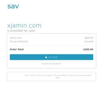 Xjamin.com(The premium domain name) Screenshot