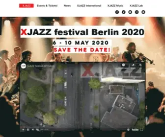 Xjazz.net(XJAZZ Festivals) Screenshot