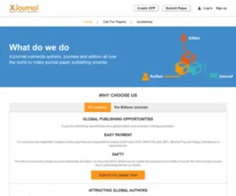 Xjournal.net(XJournal-Smart Paper Publishing) Screenshot