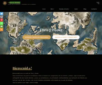 Xjpeake.com(Sitio web de Chris J. Peake) Screenshot