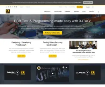 Xjtag.com(JTAG-Boundary-Scan-Test & Debug, In-System-Programming) Screenshot