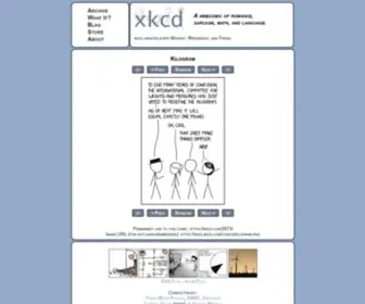 XKCD.org(Ancient Stars) Screenshot