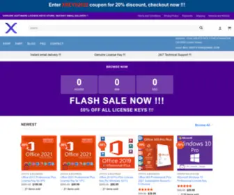Xkey.store(Genuine Software License Keys Store) Screenshot