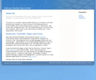 Xkeys.de(Xkeys) Screenshot