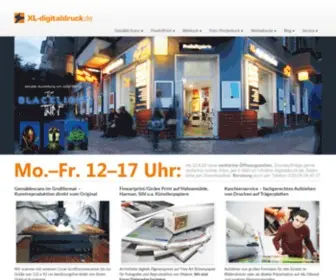 XL-Digitaldruck.de(Aus Berlin) Screenshot