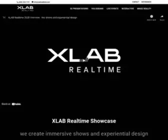 Xlabrealtime.com(Virtual and hybrid events) Screenshot