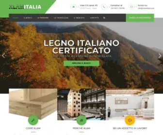 Xlamitalia.com(Costruire a tempo zero con il legno italiano) Screenshot