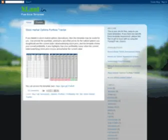 Xlant.in(Free, Easy-To-Use, Excel Templates) Screenshot