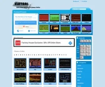 Xlatari.com(XLAtari the Best place to Play Retro Atari 400/800 games online) Screenshot