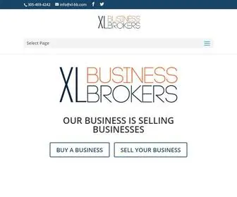 Xlbusinessbrokers.com(XL Business Brokers in Florida) Screenshot
