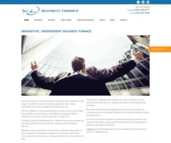 Xlbusinessfinance.co.uk(Business Finance) Screenshot