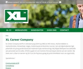 Xlcareercompany.nl(XL Career Company) Screenshot