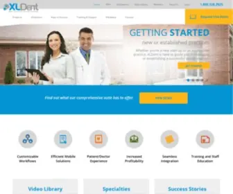 Xldent.com(Dental Practice Management Software) Screenshot