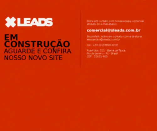 Xleads.com.br(Xleads) Screenshot