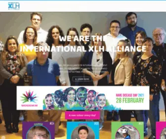 Xlhalliance.org(International XLH Alliance) Screenshot