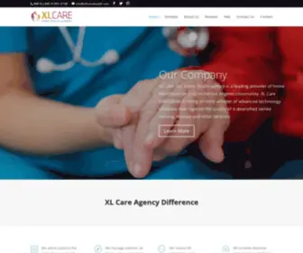 Xlhomehealth.com(Serving Los Angeles area) Screenshot