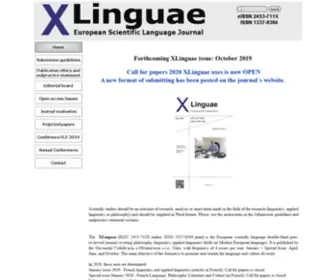 Xlinguae.eu(The XLinguae) Screenshot