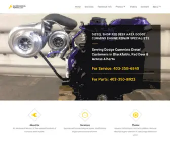 Xlmechanicalservice.ca(Diesel Shop Red Deer Cummins Repair Experts XL Mechanical Service Ltd) Screenshot