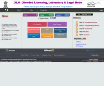 Xlnindia.gov.in(FDCA) Screenshot