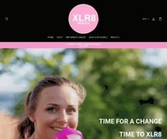 XLR8Health.com.au(Create an Ecommerce Website and Sell Online) Screenshot