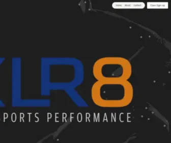 XLR8Nova.com(XLR8 Sports Performance) Screenshot