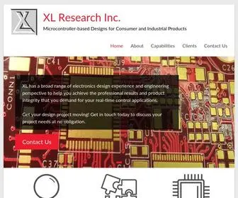 Xlresearch.com(Microcontroller-based Designs for Consumer and Industrial Products) Screenshot