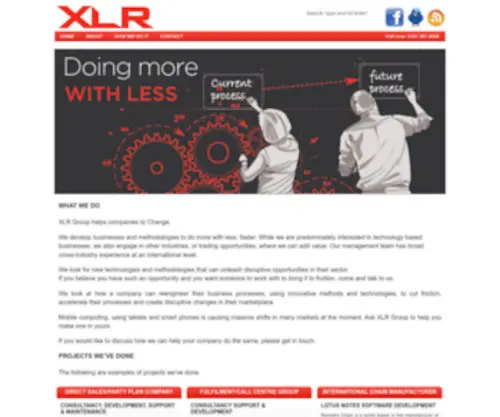 XLRgroup.net(XLR Group) Screenshot