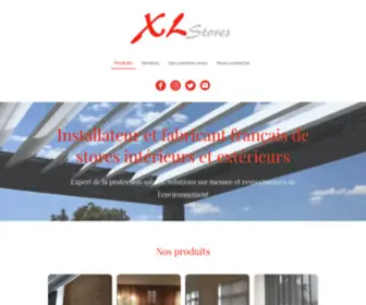 XLStores.com(Storiste fabricant installateur sur mesure pour vos locaux et bureaux) Screenshot