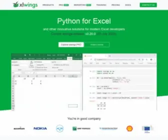 Xlwings.org(Xlwings is an open) Screenshot
