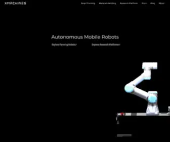 Xmachines.ai(UGV's and Mobile Robot platforms for Research & Enterprises) Screenshot