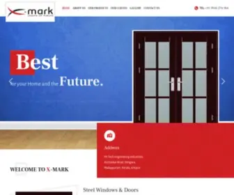 Xmarkdoorsandwindows.com(Steel windows and doors in malappuram) Screenshot