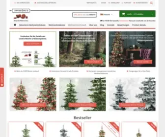 Xmasdeco.de(Künstlicher Weihnachtsbäume) Screenshot