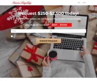 Xmaspayday.net(Quick & Easy online process for Cash Loans) Screenshot