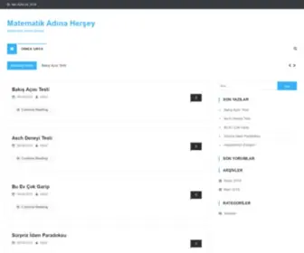 Xmatematik.com(Bilinmeyen Matematik) Screenshot