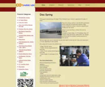 Xmdiscsprings.com(Disc Spring) Screenshot