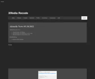 Xmedia-Recode.de(XMedia Recode) Screenshot