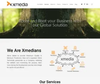 Xmedia.in(Website design company) Screenshot