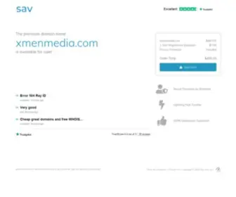Xmenmedia.com(The premium domain name) Screenshot