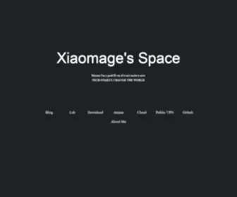 XMGspace.me(Xiaomage's blog) Screenshot