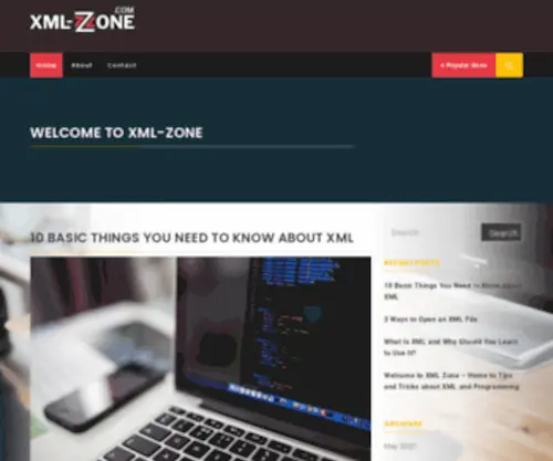 XML-Zone.com(XML Zone) Screenshot