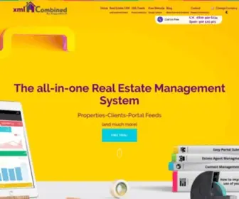 XMlcombined.com(Real Estate Management and Feed Solutions) Screenshot