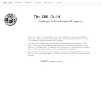 XMlguild.org(XML Guild) Screenshot