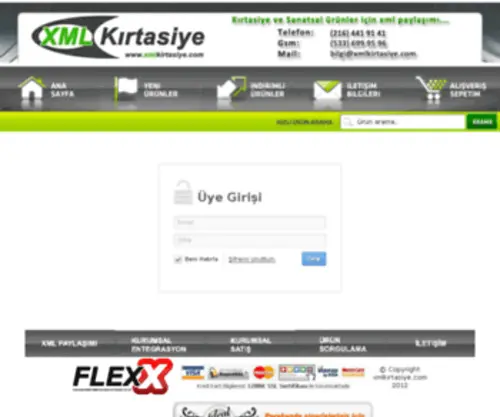 XMlkirtasiye.com(XML Kırtasiye) Screenshot